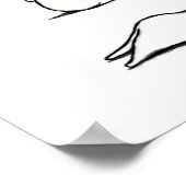 Yoga Bunny Poster (Hoek)