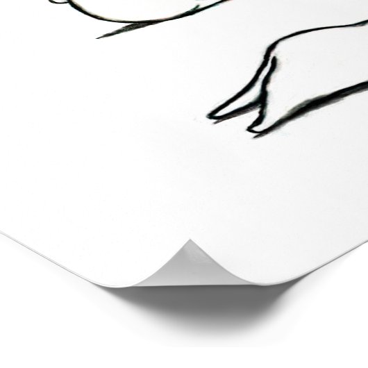 Yoga Bunny Poster (Hoek)