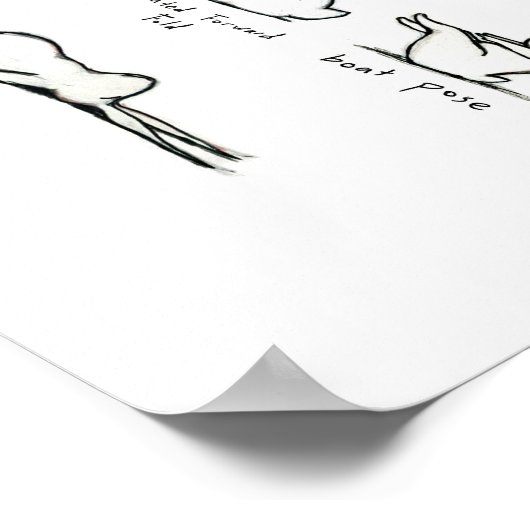 Yoga Bunny Poster (Hoek)