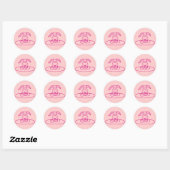 Yoga Bunny - Roze Sticker (Vel)
