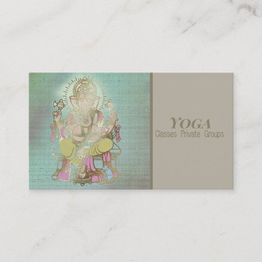 YOGA - Business Card Visitekaartje (Voorkant)