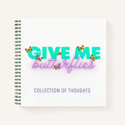 Yoga Butterflies Daily Journal & Sketch Notebook Notitieboek (Voorkant)