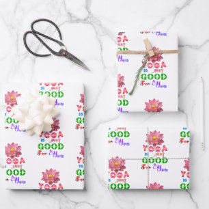 Yoga Cadeau Is Gewoon Goed Voor Jou Inpakpapier Vel