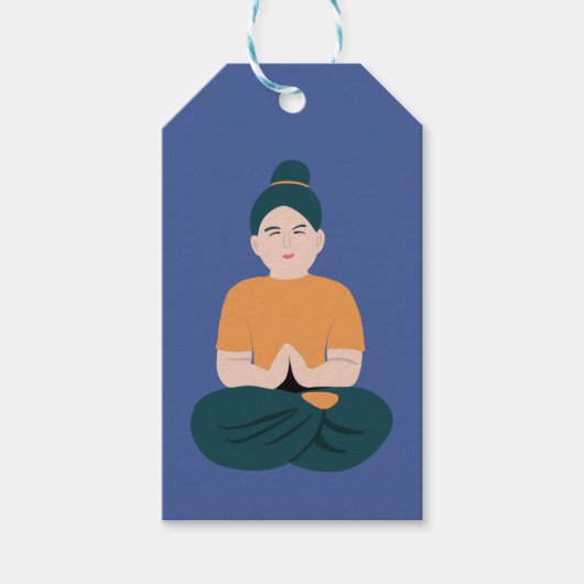 Yoga  cadeaulabel (Voorkant)