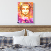 Yoga canvas print (Insitu (Slaapkamer))