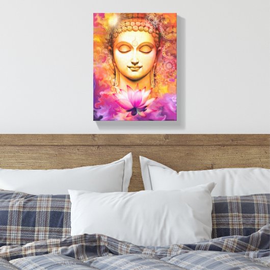 Yoga canvas print (Insitu (Slaapkamer))