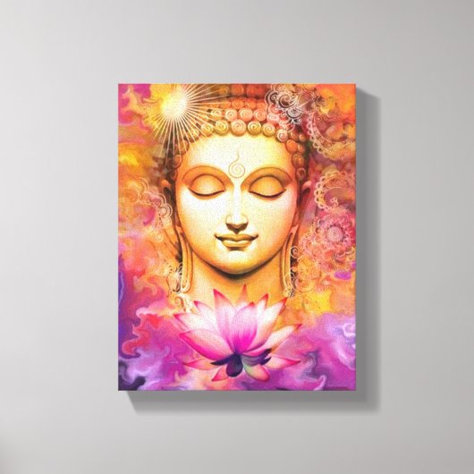 Yoga canvas print (Voorkant)