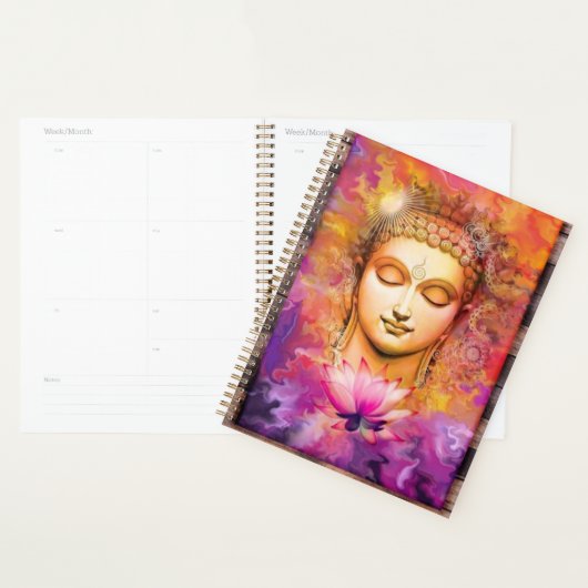 Yoga canvas print planner (Display)