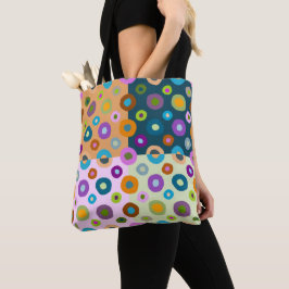 Yoga canvas tas Multi-colorful funky boho leuk