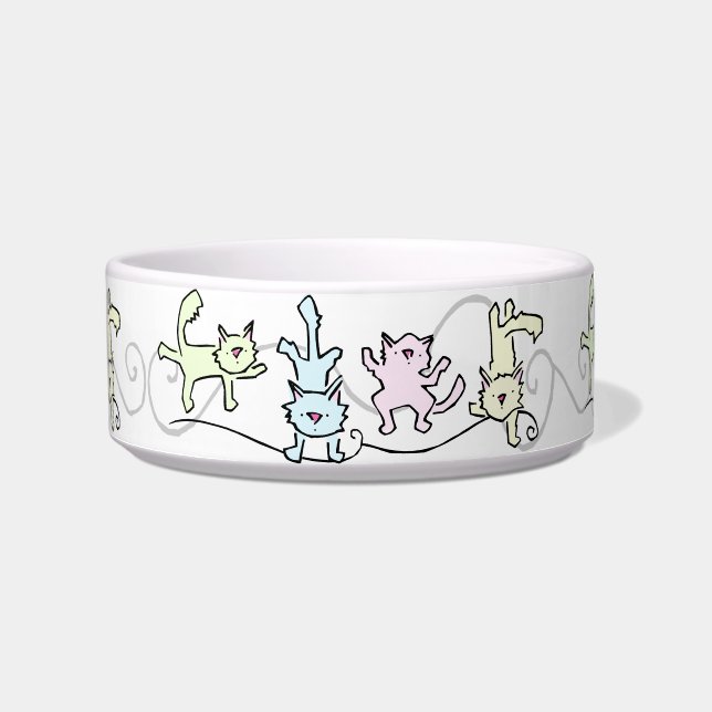 Yoga Cat Bowl Voerbakje (Voorkant)