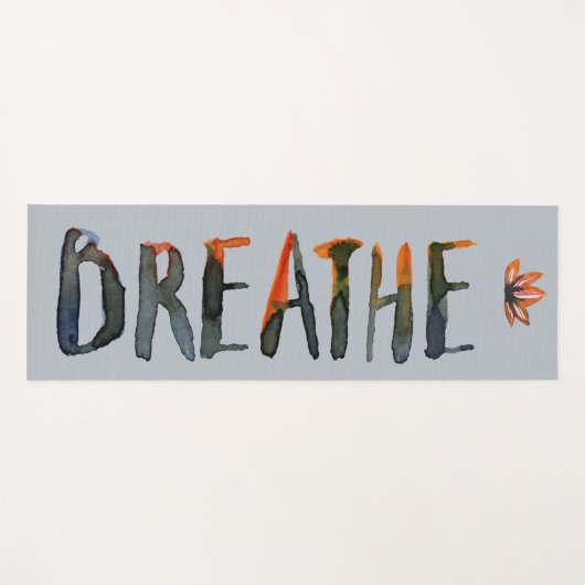 Yoga Cat Breathe Yoga Mat (Voorkant (horizontaal))