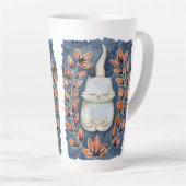 Yoga Cat Large Latte Mok (Rechterhoek)