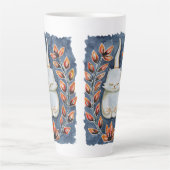 Yoga Cat Large Latte Mok (Voorkant)