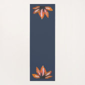 Yoga Cat Lotus Indigo Yoga Mat (Achterkant)