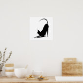 Yoga Cat Poster (Keuken)
