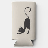 Yoga cat seltzer blikjeskoeler (Achterkant)