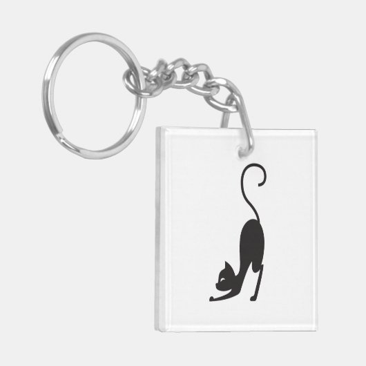 Yoga cat sleutelhanger (Voorkant Links)