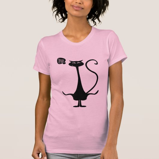 Yoga Cat Squat T-shirt (Voorkant)