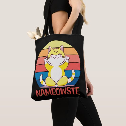 Yoga cat tote bag (Dichtbij)