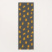 Yoga Cats Gray Yogamat (Achterkant)