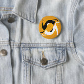 Yoga Cats Ronde Button 5,7 Cm (In situ)