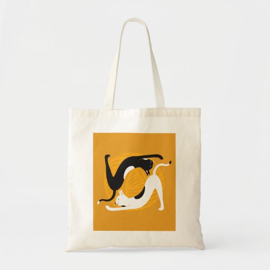 Yoga Cats Tote Bag (Voorkant)