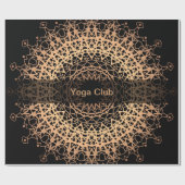 Yoga Center, yoga, sport, mandala Cadeaupapier (Vlak)
