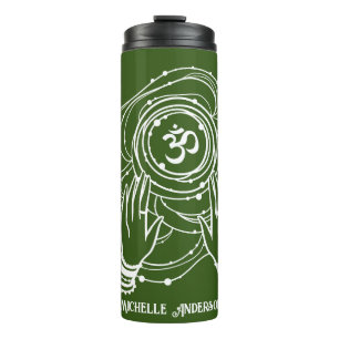 Yoga Chakra Crown Mantra Thermal Tumbler Thermosbeker