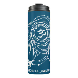 Yoga Chakra Crown Mantra Thermal Tumbler Thermosbeker