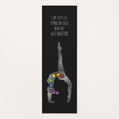 Yoga Chakra Pose Dankbaarheid Yoga Mat - 13bl (Voorkant)