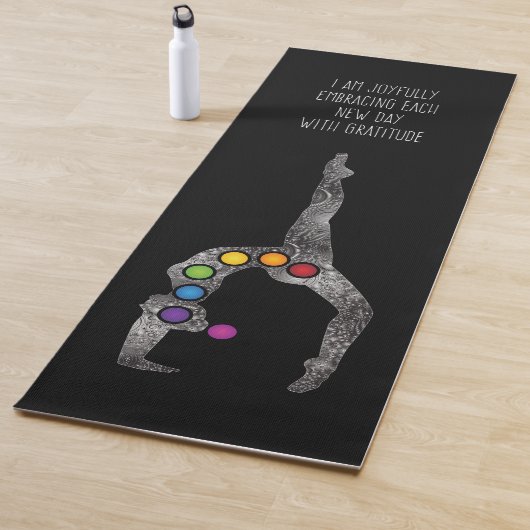 Yoga Chakra Pose Dankbaarheid Yoga Mat - 13bl (In situ)