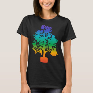 Yoga Chakra Spirituele Meditatieboom van het leven T-shirt