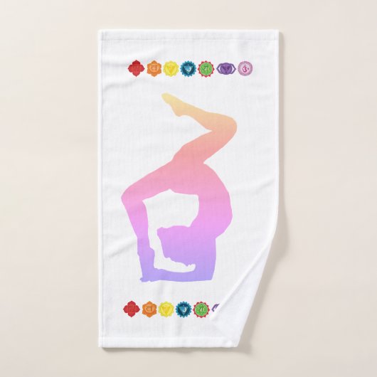 Yoga Chakras Bad Handdoek (Handdoek)