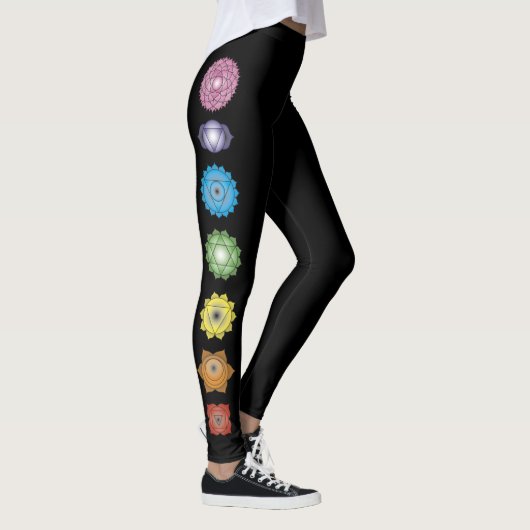Yoga Chakra's Fitness Oefening Leggings (Rechts)