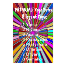 YOGA-checklist: 8 stappen PATANJALI SUTRA