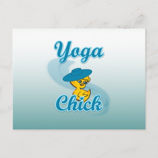 Yoga Chick #3 Briefkaart (Voorkant)