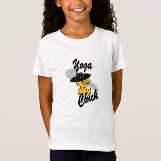 Yoga Chick #4 T-shirt (Voorkant)