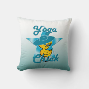 Yoga Chick #7 Kussen