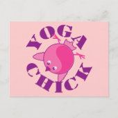 Yoga Chick Briefkaart (Voorkant)