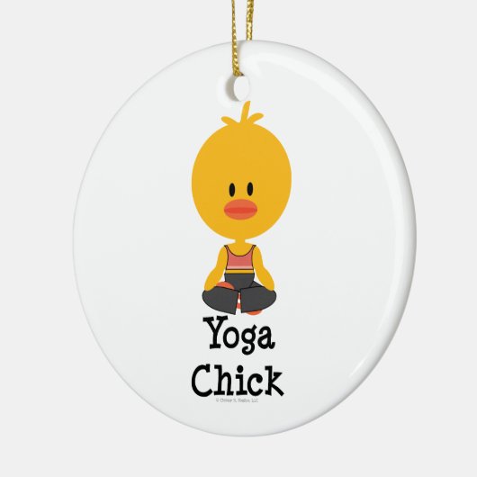 Yoga Chick Ornament (Links)