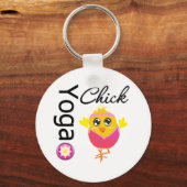 Yoga Chick Sleutelhanger (Voorkant)