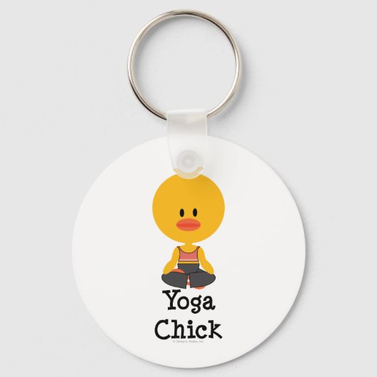 Yoga Chick Sleutelhanger (Voorkant)