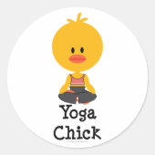 Yoga Chick Stickers (Voorkant)