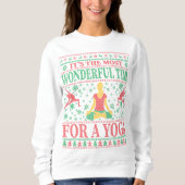 YOGA CHRISTMAS UGLY SWEATER  (Voorkant)