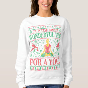 YOGA CHRISTMAS UGLY SWEATER