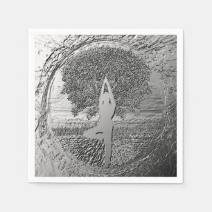 Yoga Chrome Tree of Life Servetten