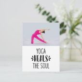 Yoga Citaten Briefkaart (Staand voorkant)
