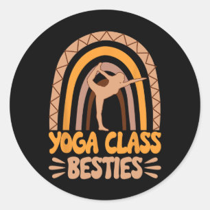 Yoga Cl Beste vriendinnen Bff Beste vrienden Beste Ronde Sticker