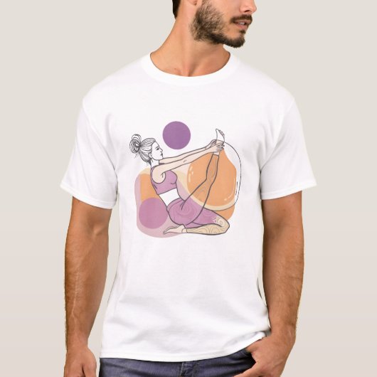 Yoga class Sport friends gift T-shirt (Voorkant)
