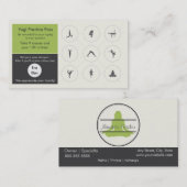 Yoga Class Visitekaartje loyaliteitskaart Klantenkaartje (Voorkant / Achterkant)